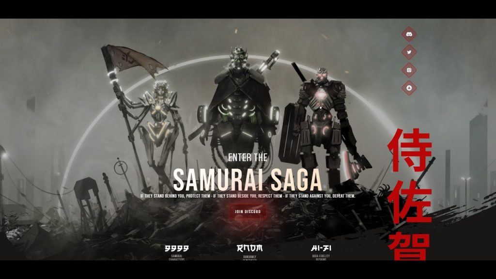 Jeu NFT Samurai Sage